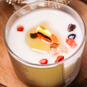 Vela Aromática Artesanal Iansã Figo do Oriente 100g | Coleção Yabás