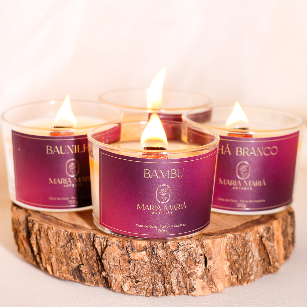 Vela Aromática Artesanal de Lavanda Francesa 100g - Imagem 8